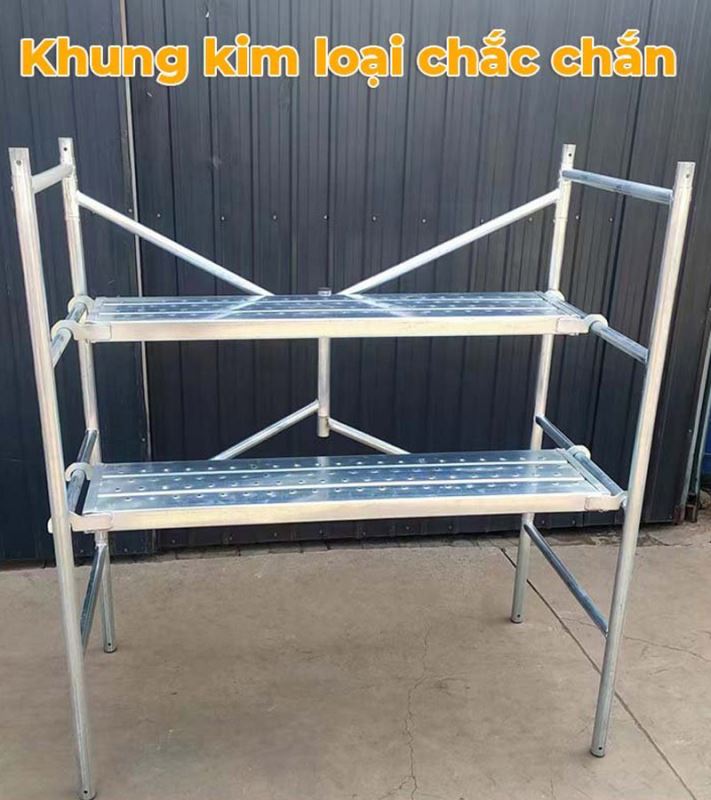 Báo giá Giàn giáo gấp gọn - Giàn giáo Thông Minh tại TpHCM gian giao khung gap gon