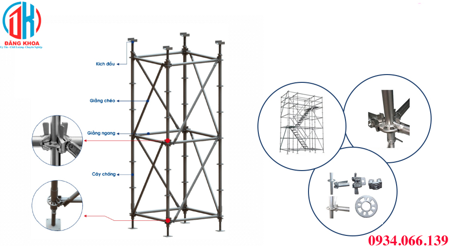 Ưu điểm và nhược điểm của giàn giáo ringlock he ringlock