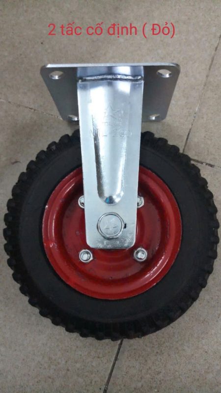 Bánh xe Cao su 200mm - Bánh xe đầy hàng D200 banh xe 200mm co dinh
