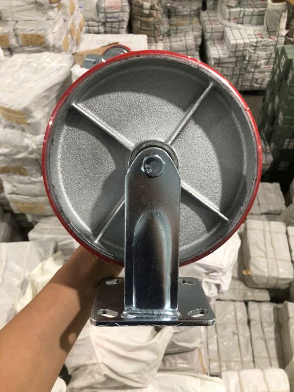 Bánh xe Cao su 200mm - Bánh xe đầy hàng D200 banh xe day 200 co dinh