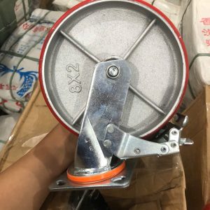 Bánh xe Cao su 200mm - Bánh xe đầy hàng D200 banh xe day 200 xoay khoa