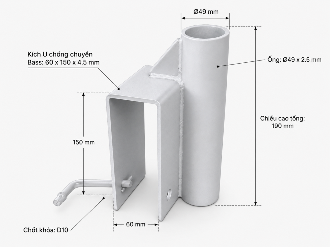 Báo Giá U Kích Console Cập Nhật Mới năm 2026 Giá Rẻ, Uy tín cau tao u console chong chuyen