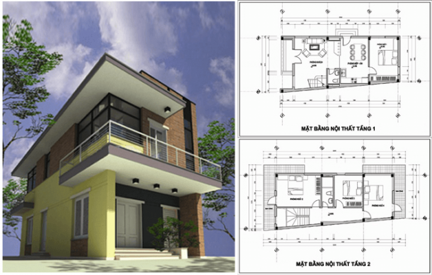 xay nha 2 tang 100m2 het bao nhieu