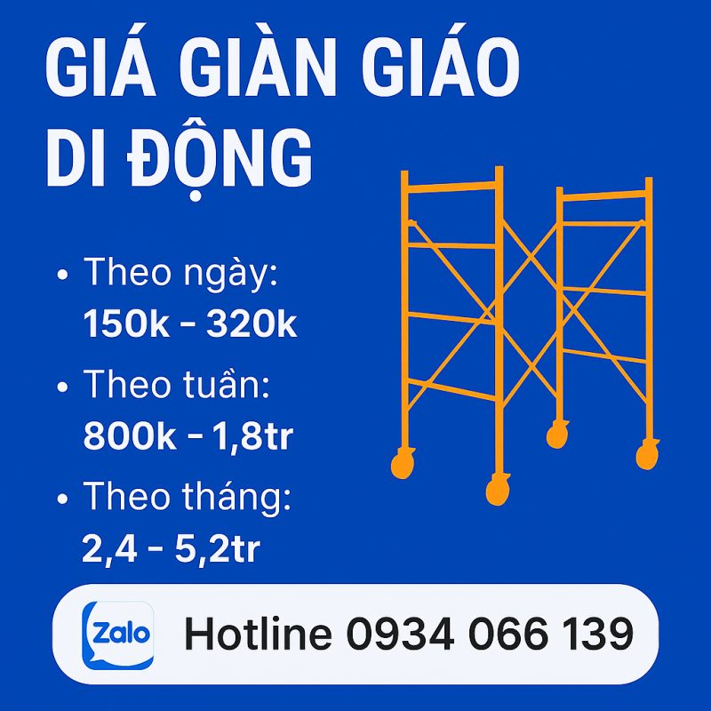 gia gian giao di dong moi nhat