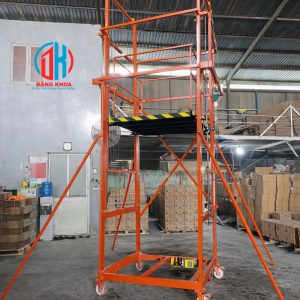 Giàn Giáo Điện 5m Nâng Hàng, Nâng Cao 5m, Tải 300kg ban gian giao dien 5m nang hang