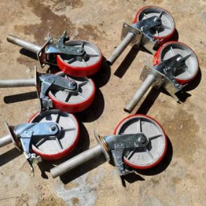 Bánh xe đẩy giàn giáo siêu tải trọng 200-300mm giá rẻ banh xe day gian giao 200mm