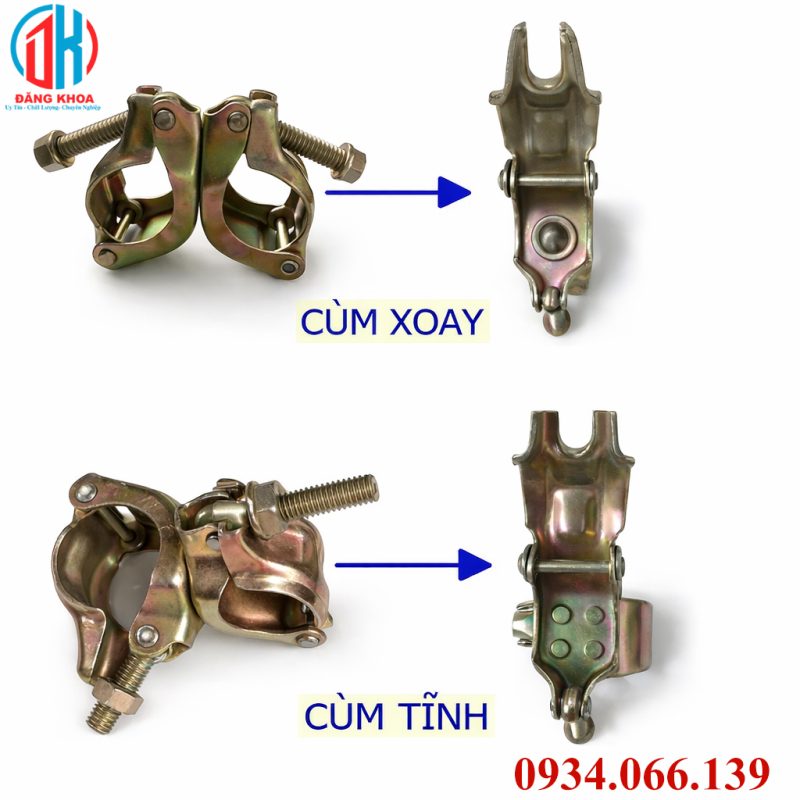 Bán Cùm Giàn Giáo 42, 49 xoay, tĩnh tại TPHCM cum gian giao gia re