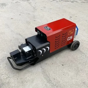 Máy cắt sắt thuỷ lực 25mm 220v chính hãng, cắt nhanh may cat sat thuy luc phi 28 dien 220v