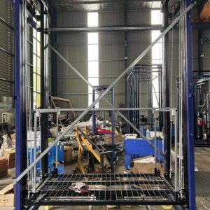 Giàn Giáo Điện 2m Nâng Hàng Chính Hãng, Tải 300kg - 500kg san xuat gian giao dien 2m