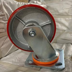 BÁNH XE ĐẨY 100MM XOAY PU LÕI GANG – GIẢI PHÁP DI CHUYỂN HÀNG HÓA banh xe day d100 xoay