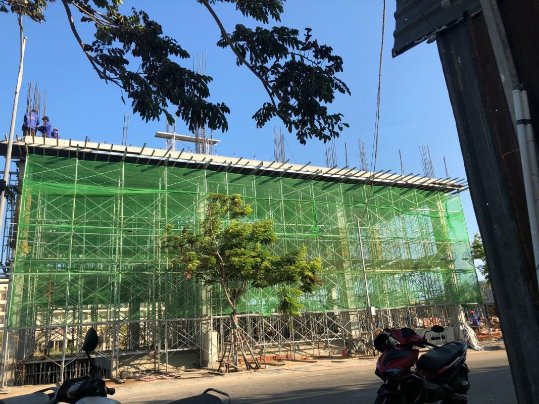 Lưới Bao Che Công Trình Màu Xanh Lá Bền, Giá Tốt luoi bao che mau xanh la