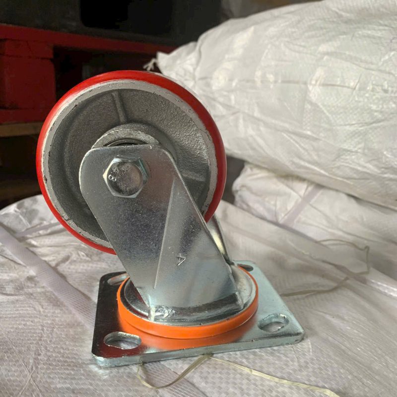 BÁNH XE ĐẨY 100MM XOAY PU LÕI GANG – GIẢI PHÁP DI CHUYỂN HÀNG HÓA mua banh xe day 100mm xoay