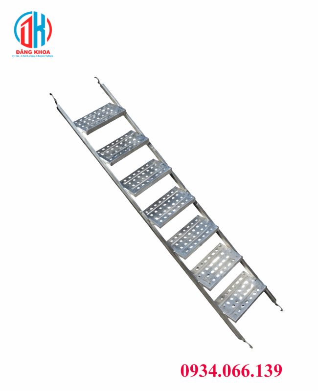 Thang giàn giáo 1m7 mạ kẽm sản xuất trực tiếp, giá chỉ 450.000đ/cái. thang gian giao 1m7 ma kem